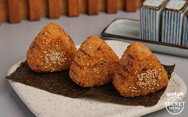 Ramen Marudori's Onigiri. Photo by Hans Fausto