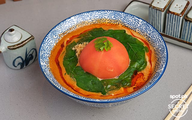 Ramen Marudori's Special Tomato Tantanmen. Photo by Hans Fausto