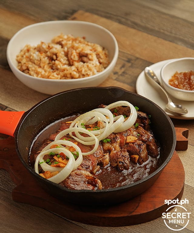 Grace Park's Rib-Eye Bistek Tagalog. Photo by Hans Fausto