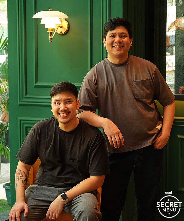 Chefs RJ Ramos and Alphonse Sotero of Lampara and Papillon