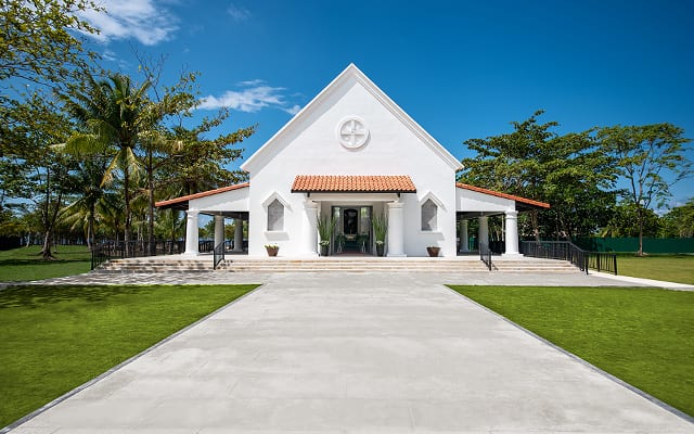 The chapel at the Dusit Thani Lubi Plantation Resort.