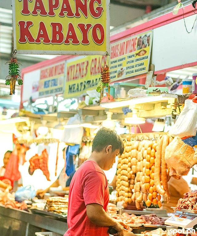 tapang kabayo stall in Malabon
