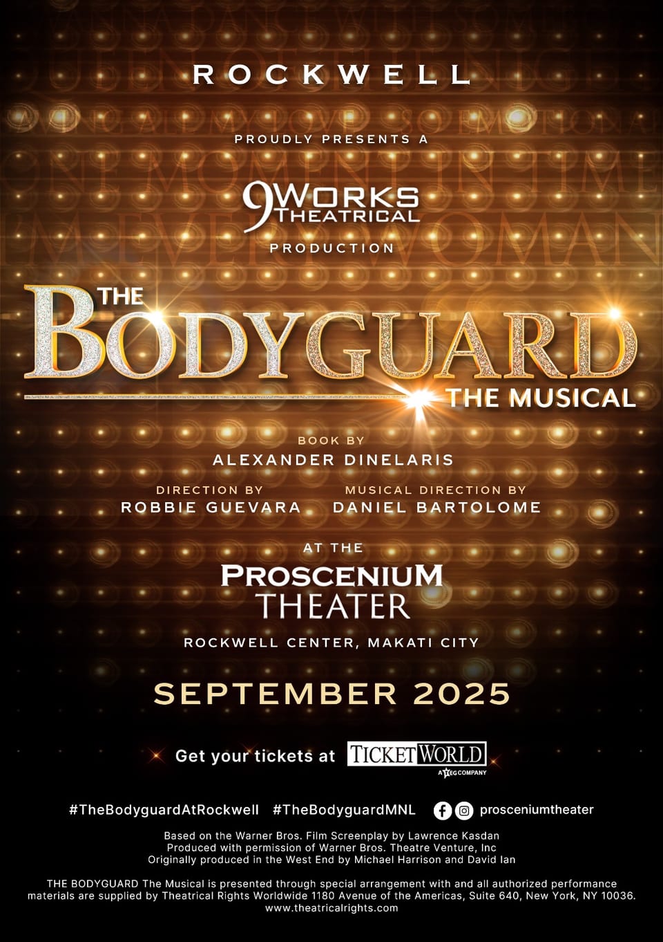 The Bodyguard: The Musical poster