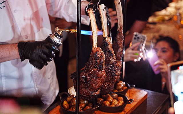 American Wagyu Swinging Tomahawk