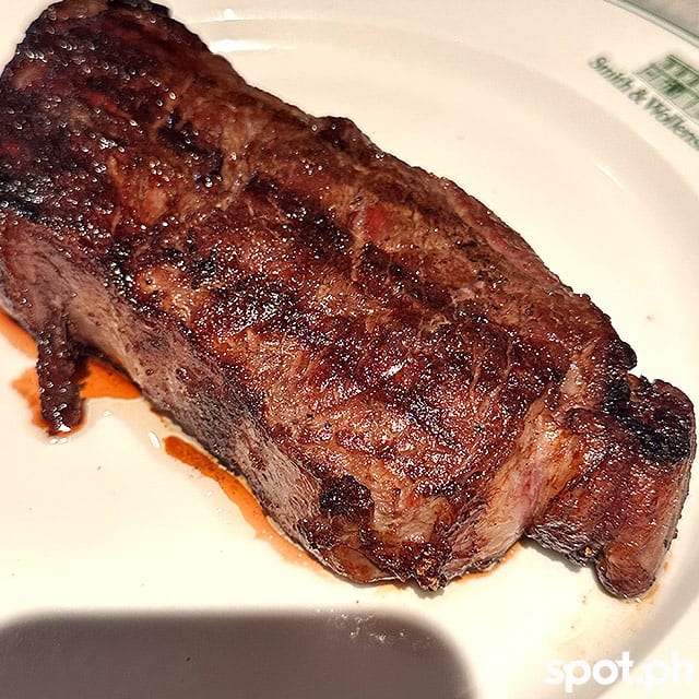Dry-aged New York Strip.