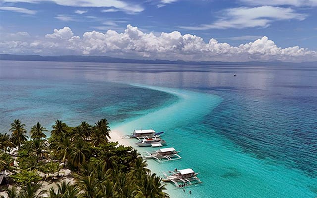 Partial Sandbar at Kalanggaman Island