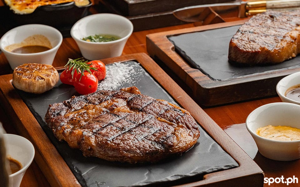 The wagyu from Raging Bull Chophouse & Bar at BGC.