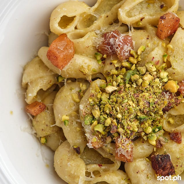 pesto guanciale fresca