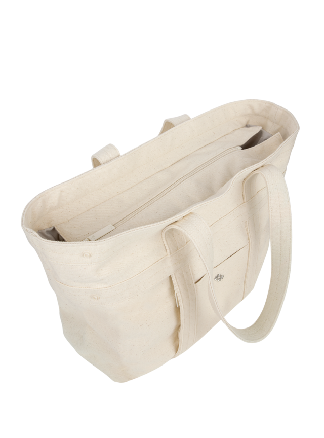 the paper bunny multi-way-tote-canvas-grain