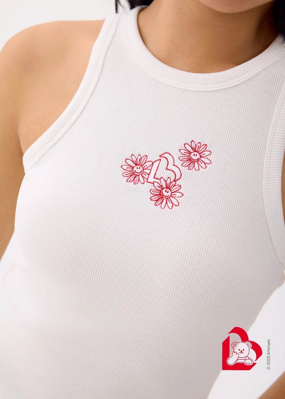 love bonito racerback tee