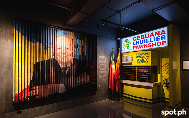 PJL lenticular art (AJ Saño and Laura R. Aguila) and Cebuana Lhuillier branch replica (Romher Jude Quilantang)
