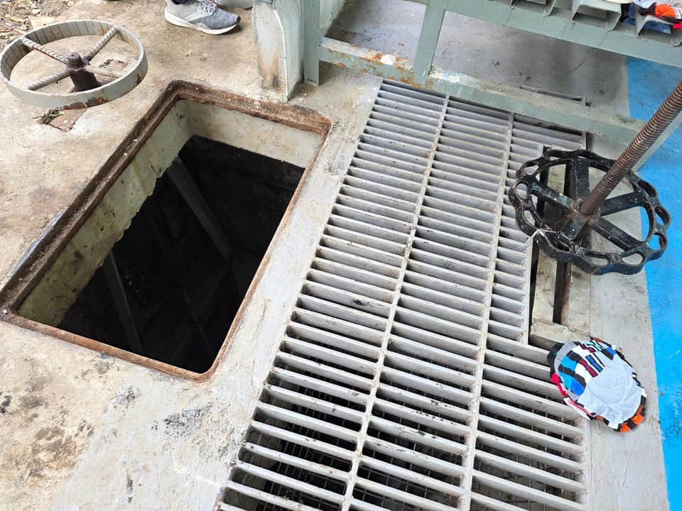 qc drainage basin under basketball court