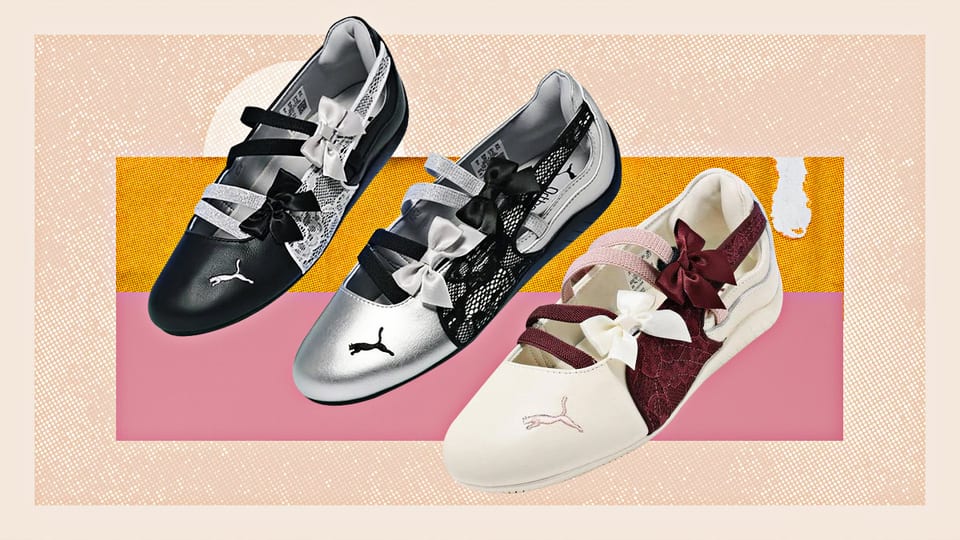 Puma Lace Speedcat Ballet Sneakers