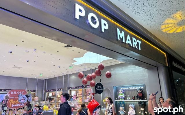 pop mart sm aura facade