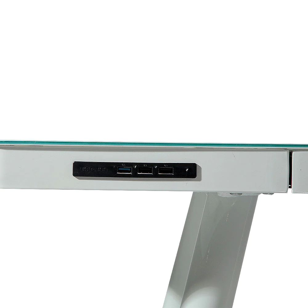 This Work Table Has Built-In USB Ports, Wireless Charging + More