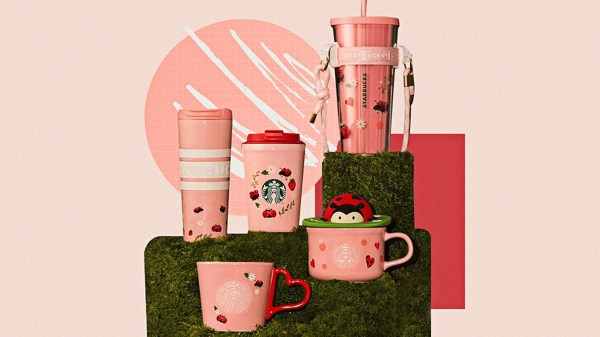 Starbucks' Newest Drinkware Collection Caught the Love Bug