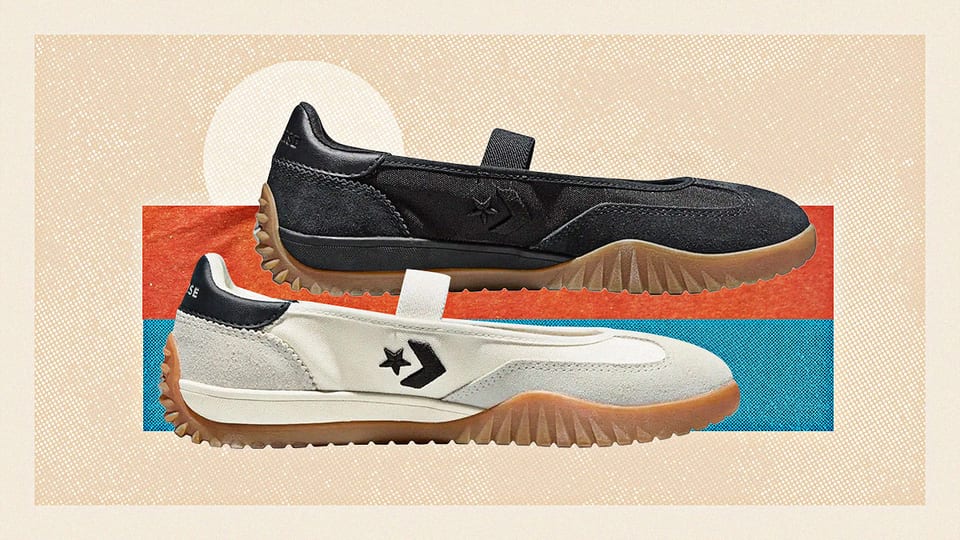 converse run star trainer ballet flats
