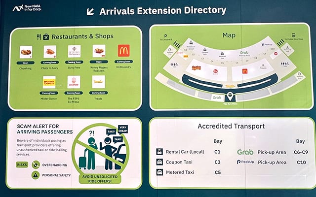 Check out the layout of the new arrivals bay extension at Terminal 1.