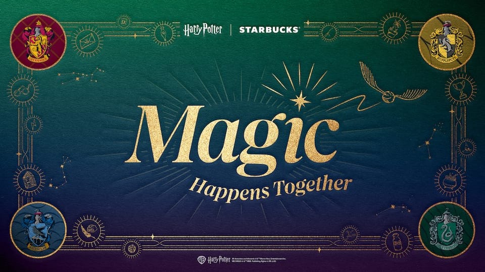 starbucks harry potter merchandise