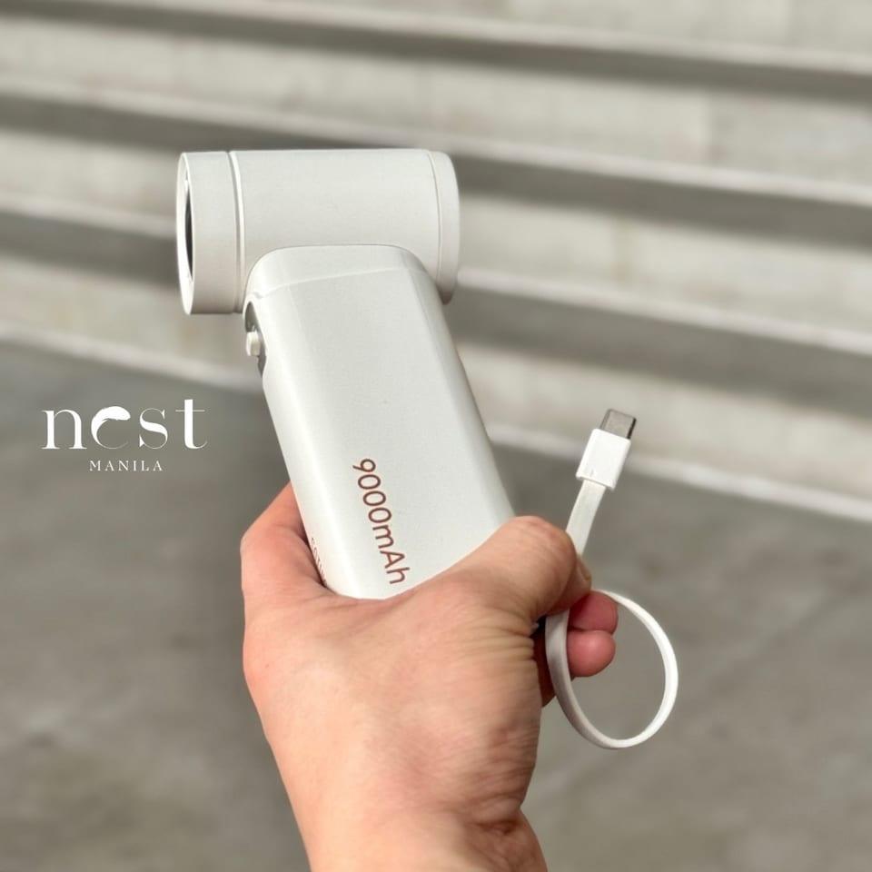 portable fan and power bank the nest manila
