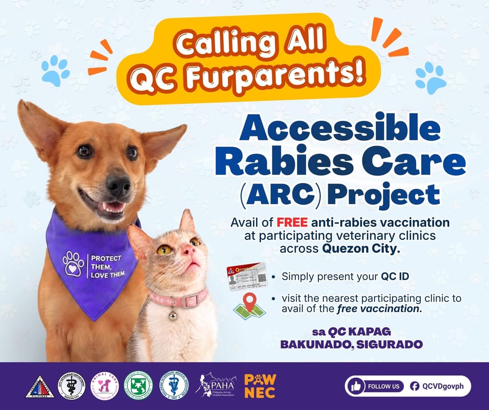 free anti-rabies vaccination quezon city