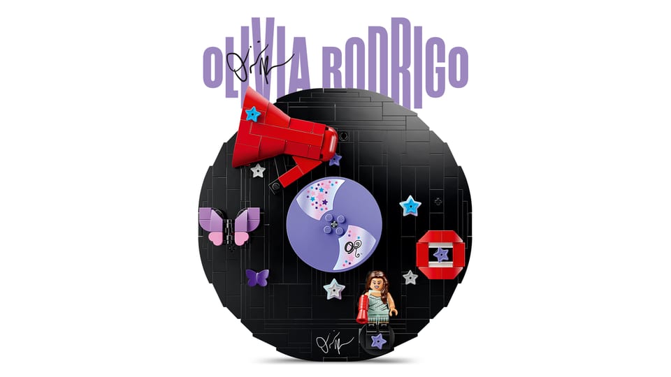 lego olivia rodrigo vinyl