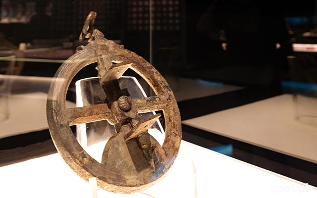 The mariner’s astrolabe, a designated National Cultural Treasure,