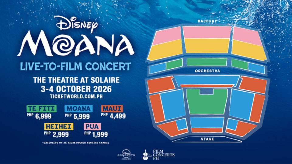 Ticket prices for Moana Live-to-film concert