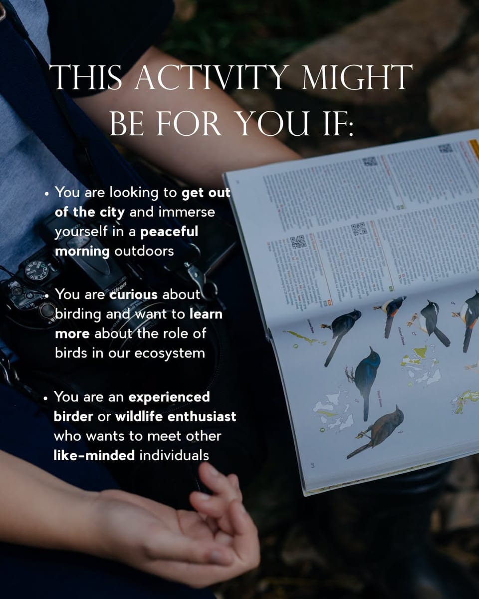 Add bird watching to your weekend sidequest list with Birds & Breakfast this August.