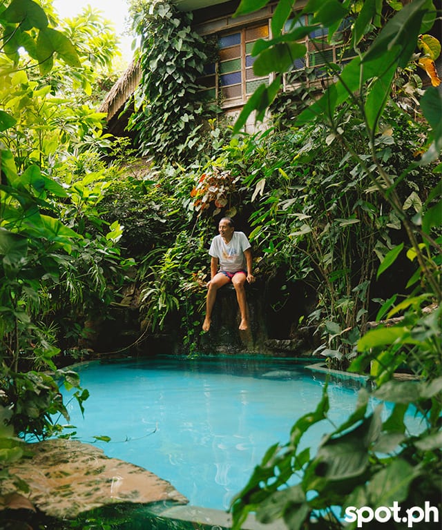 The natural pool at Kapusod