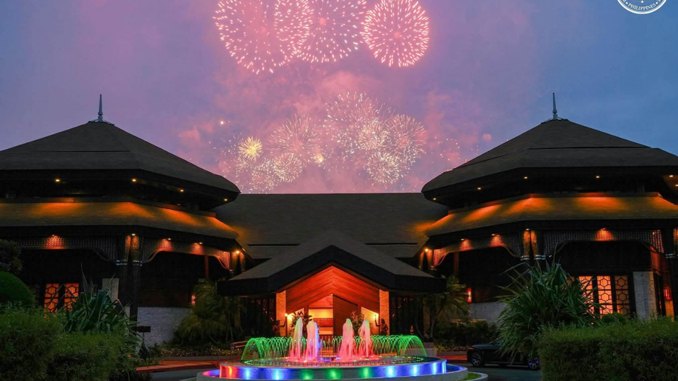 Coconut Palace Exterior night