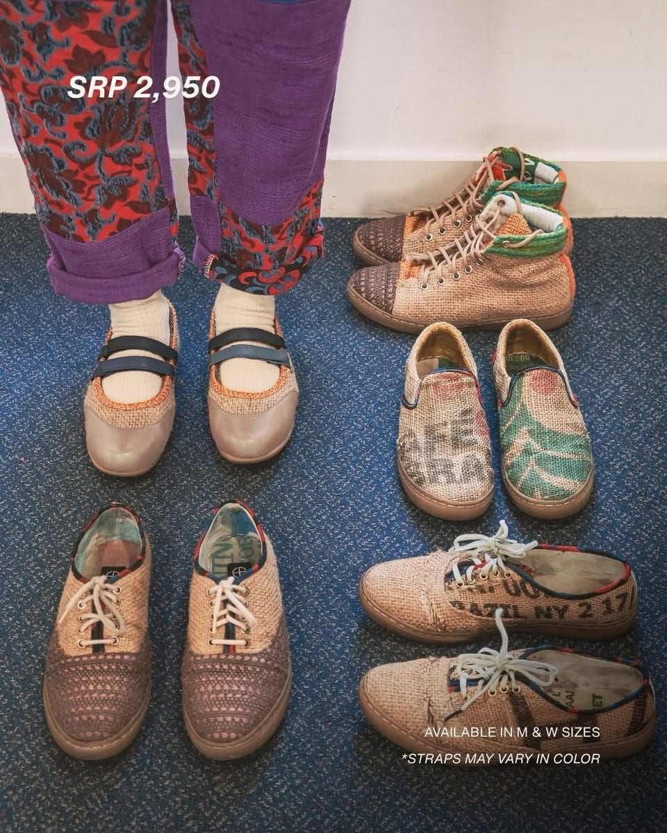 side b upcycling ecostep flats and collection