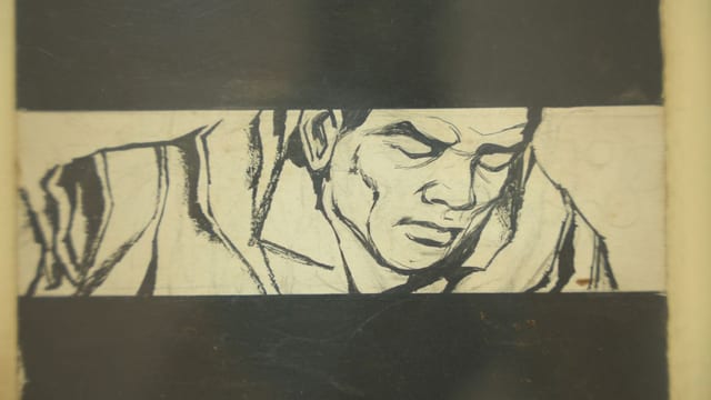 Storyboards, sketches, and illustrations paint Larry Alcala as a multi-faceted artist who often shifts between making comics and doing commercial work.