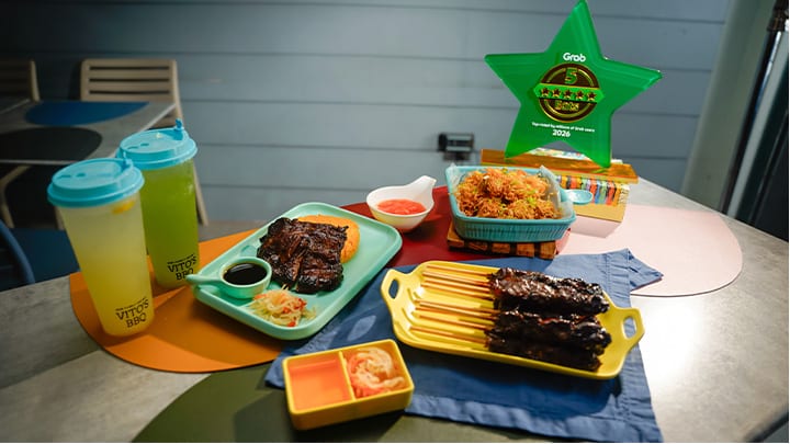 Vito's BBQ menu items on a table