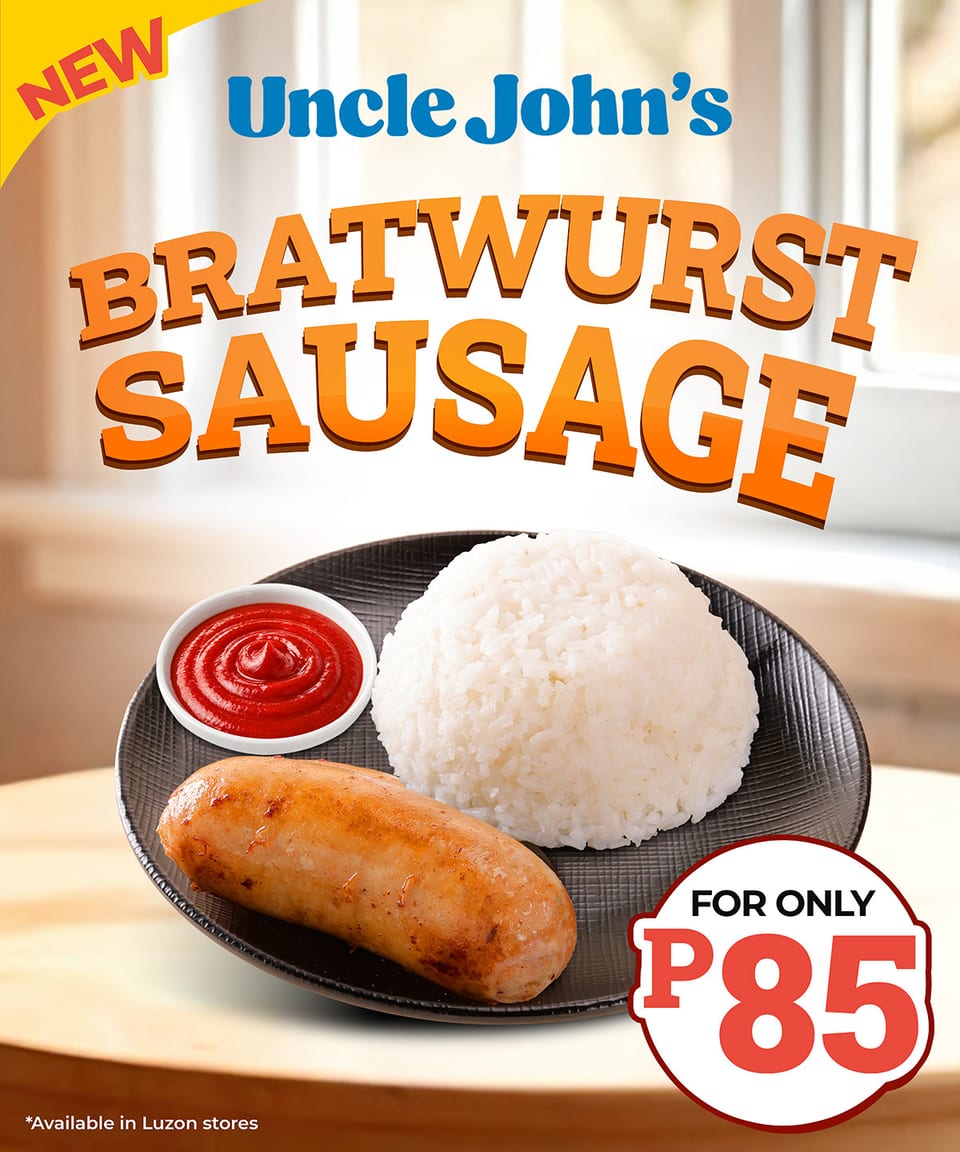 poster of Uncle John's Bratwurst Sausage meal