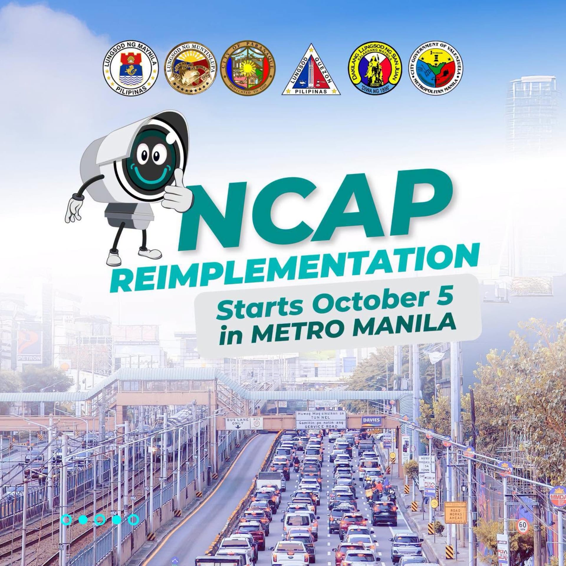 NCAP Is Back in More Parts of Metro Manila Starting October 5