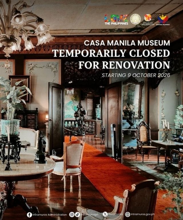 Casa Manila Museum closure announcement