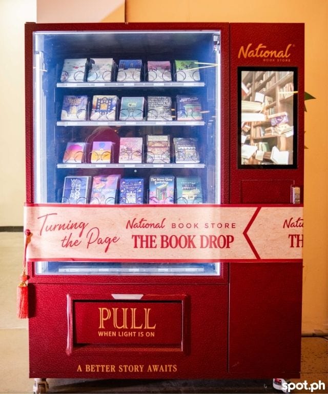 national book store book vending machine