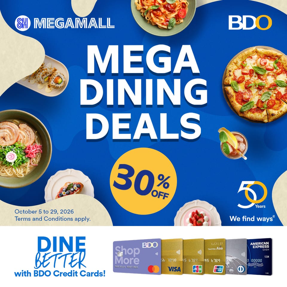 A photo of BDO's promo poster.