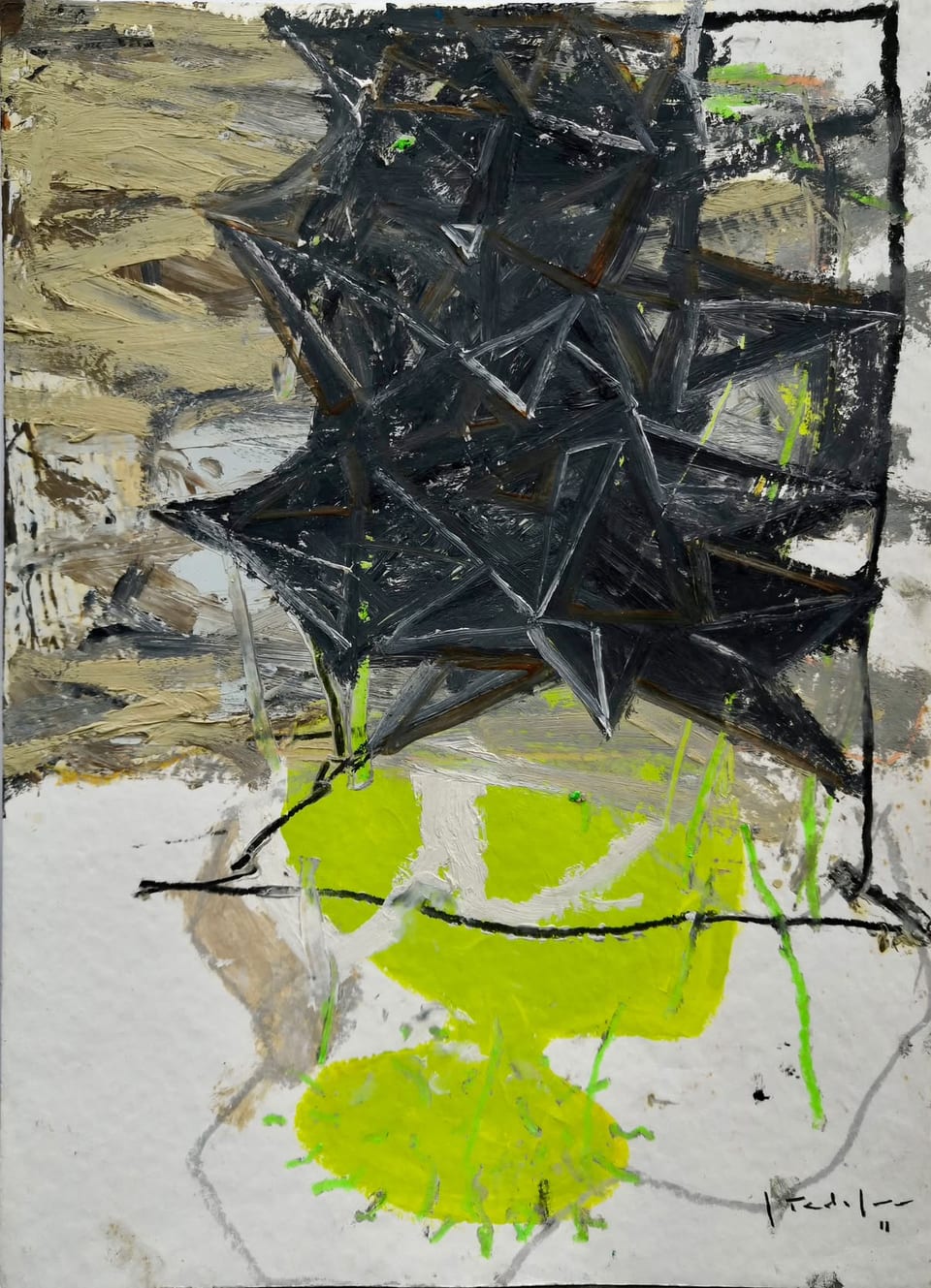 Linds Lee painting